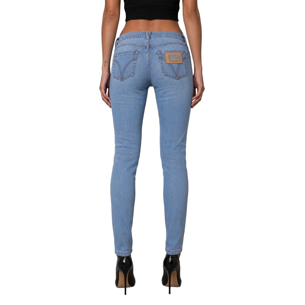 D&G Dolce & Gabbana Women's Light Wash Slim Jeans Size 25 US 0-2